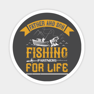 Fishing Father and Son Magnet